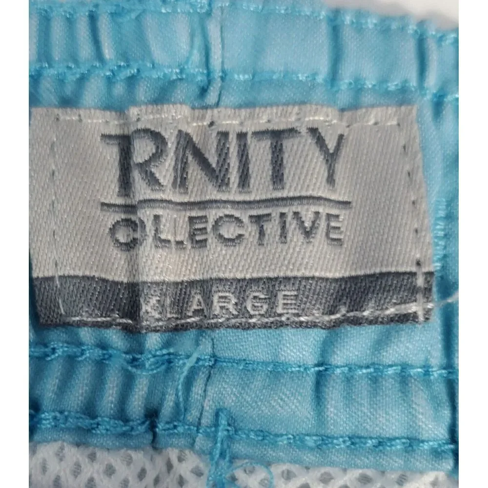Trinity Collective‎ Mens Bathing Suit X-Large Lt Blue Donuts With Sprinkles